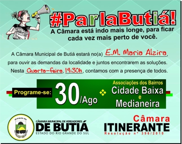 Bairros Cidade Baixa e Medianeira recebem o "ParlaButiá!"